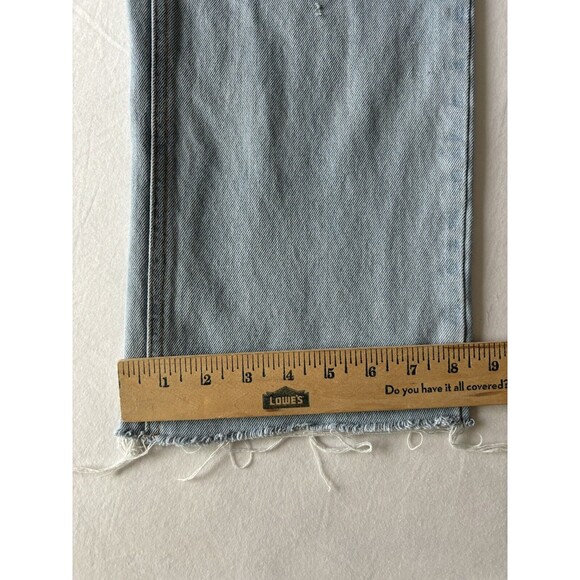 KanCan Jeans Womens 13/30‎ Blue Wide Leg Cropped Ultra High Rise Stretch Baggy - Picture 12 of 12